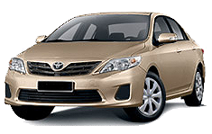 Toyota Corolla or similar for hire vehicle